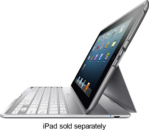  Belkin - QODE Ultimate Keyboard Case for Apple® iPad® 2, iPad 3rd Generation and iPad with Retina - Silver