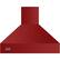 Front. Viking - Professional 5 Series 54" Range Hood - Apple red.