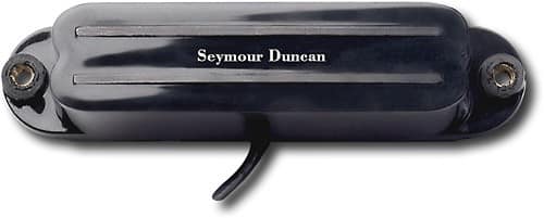 Front Standard. Seymour Duncan - SHR-1B Hot Rails Single-Coil Humbucker - Black.