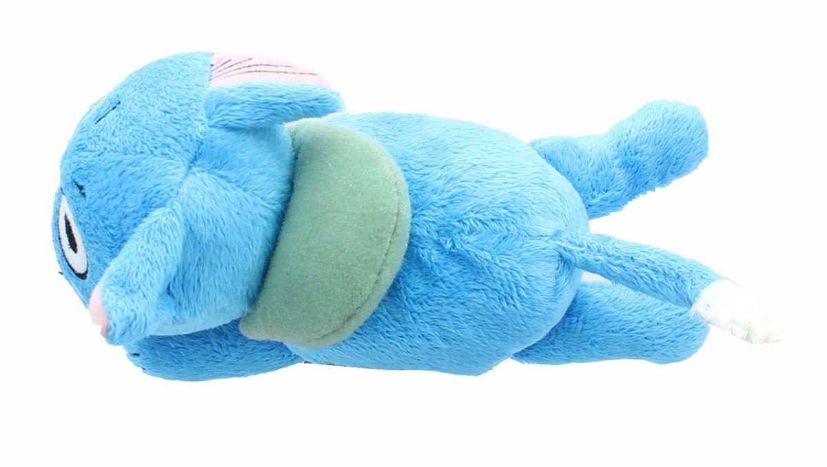 Alt View 1. Great Eastern - Fairy Tail 4-Inch Happy Prone Posture Plush - Blue.