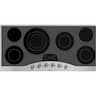 Viking - 45 in. Wide 5 Element Electric Cooktop - Stainless Steel