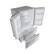 Alt View 6. Forno Appliances - 36 in. Wide Moena 19.2 Cu. Ft. French Door Refrigerator - Stainless Steel.