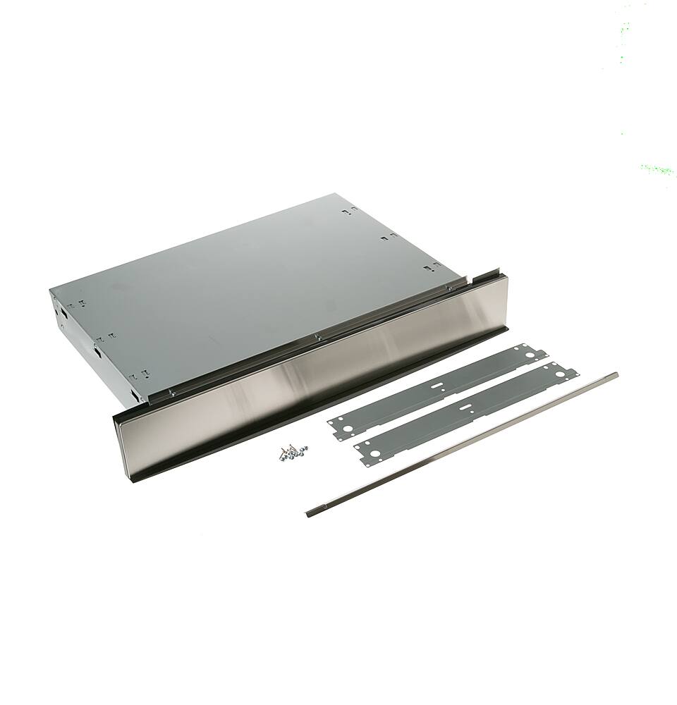 Left. GE - Profile Advantium Wall Oven Storage Drawer - Stainless-Steel.