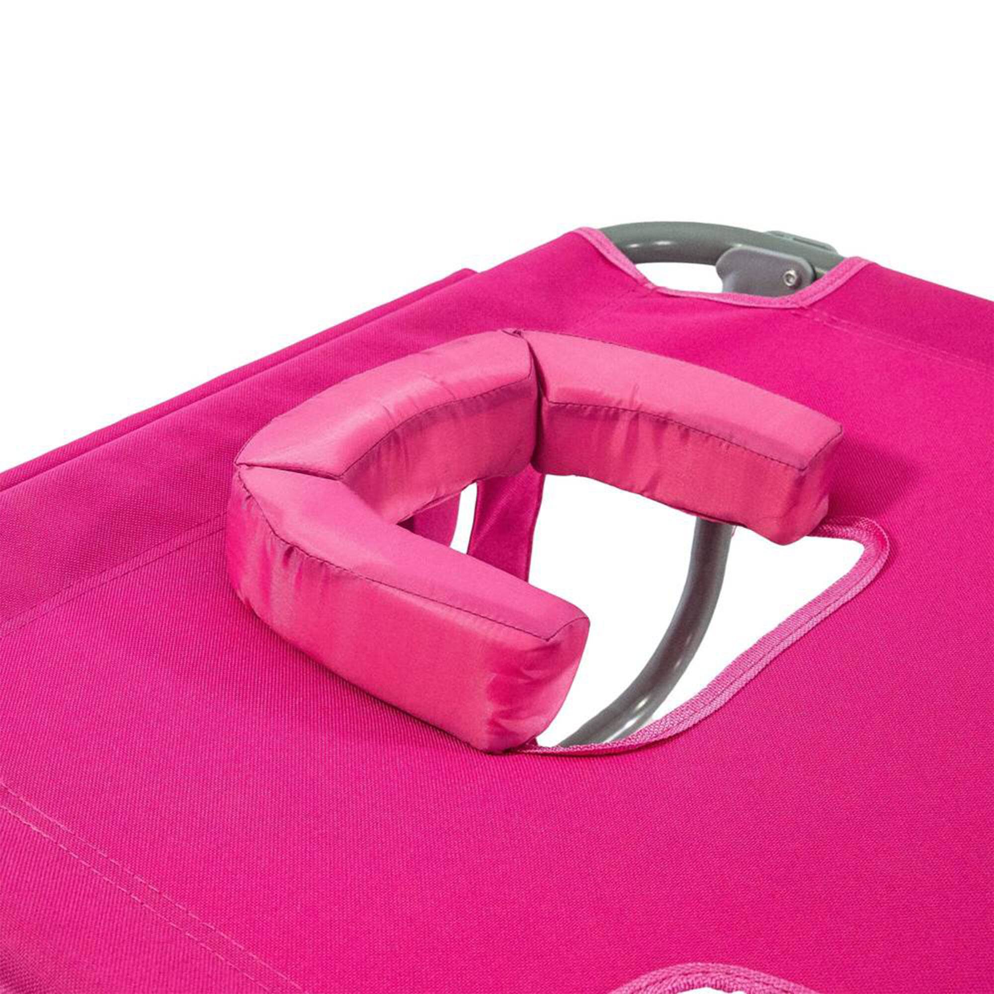 Alt View 7. Ostrich - Ostrich On-Your-Back Outdoor Reclining Beach Lounge Pool Camping Chair, Pink - Pink.