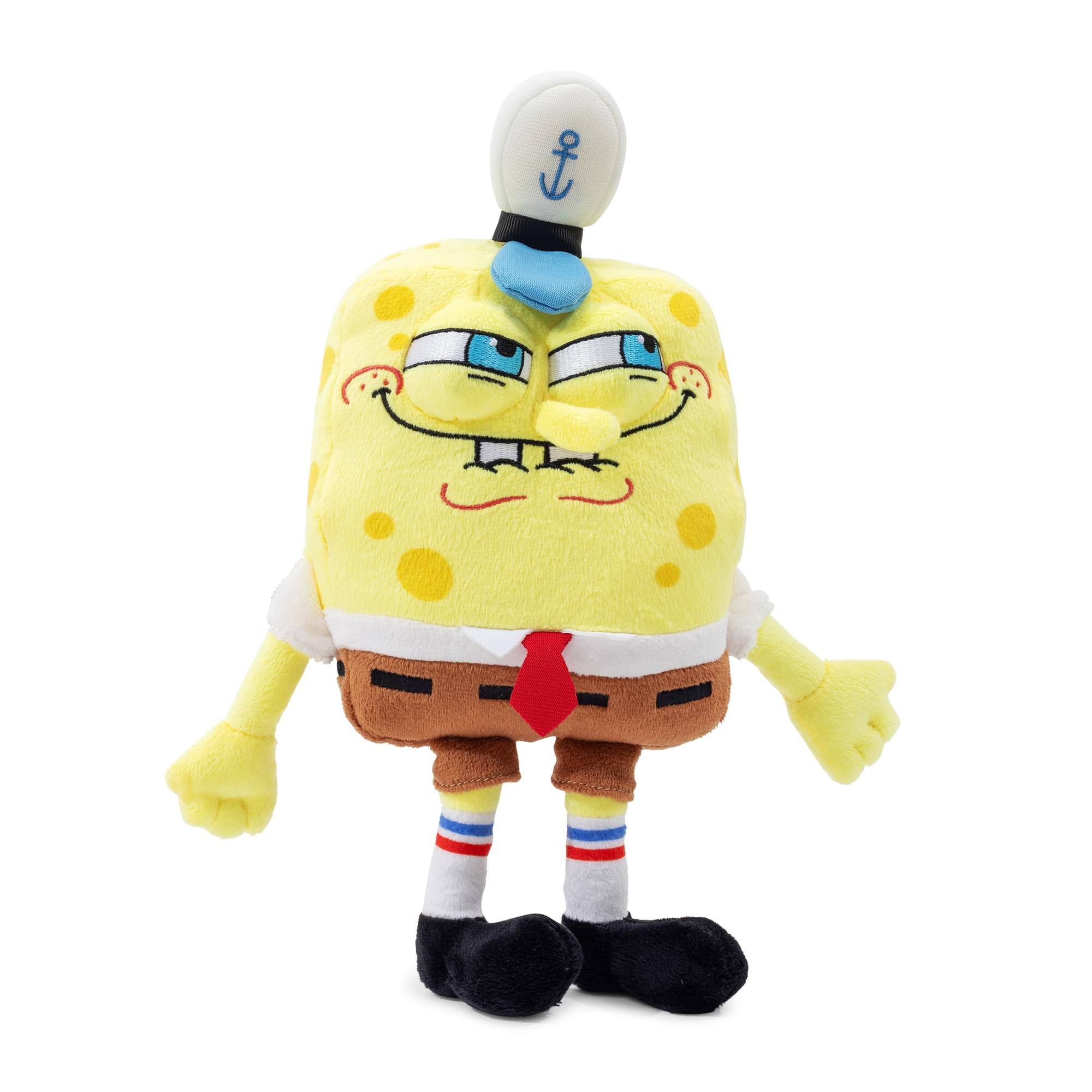 Front. Nickelodeon - Nickelodeon SpongeBob SquarePants Smiling Meme 10-Inch Plush - Multi-Colored.