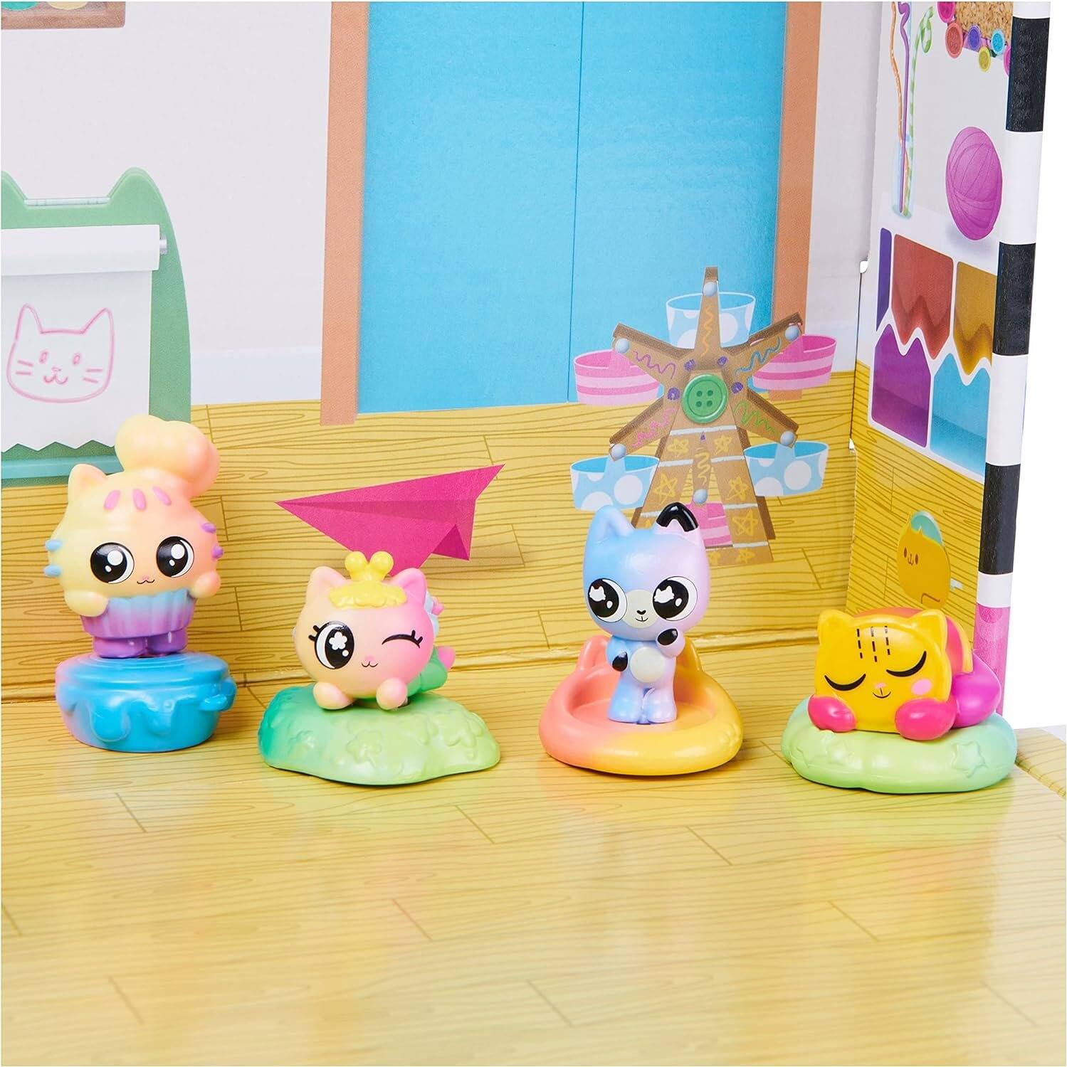 Alt View 3. Spin Master - Gabby’s Dollhouse Meow-mazing 12-Pack Mini Figures Rainbow-Themed Playset for Kids Ages 5+ - Multicolor.