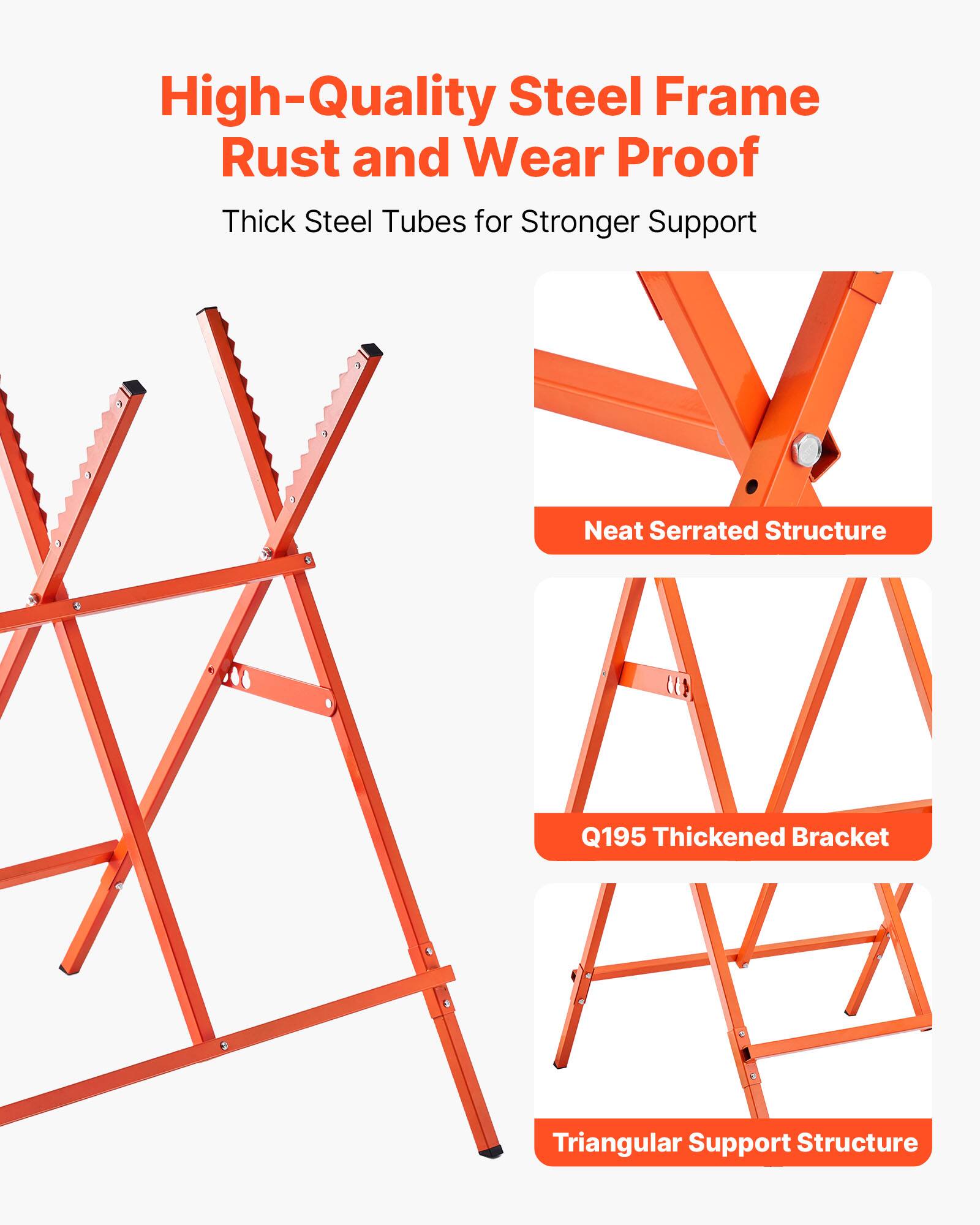 High-Quality Steel Frame Rust and Wear Proof  
Thick Steel Tubes for Stronger Support  
Neat Serrated Structure  
Q195 Thickened Bracket  
Triangular Support Structure