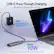 USB-C Pass-Through Charging
Recharge your computer with up to 90W
Input 100W
Output 90W
Note: 100W PD charger and cable are required to get fast charging