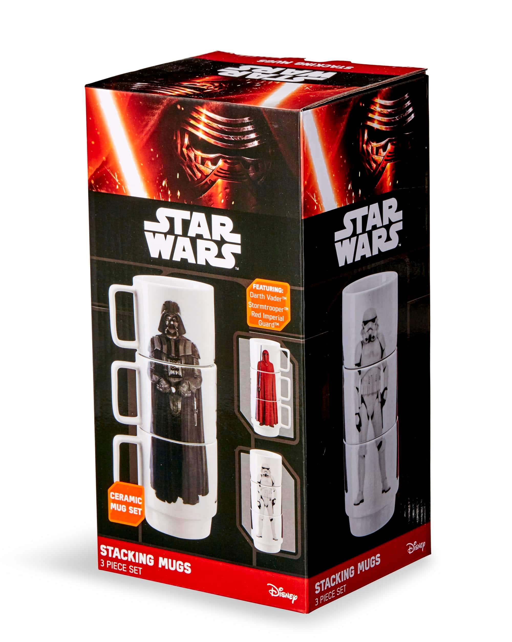 Star Wars - 11oz Stacking Mugs - Darth Vader, Imperial Guard, and Stormtrooper - White price history on PriceWatchPro