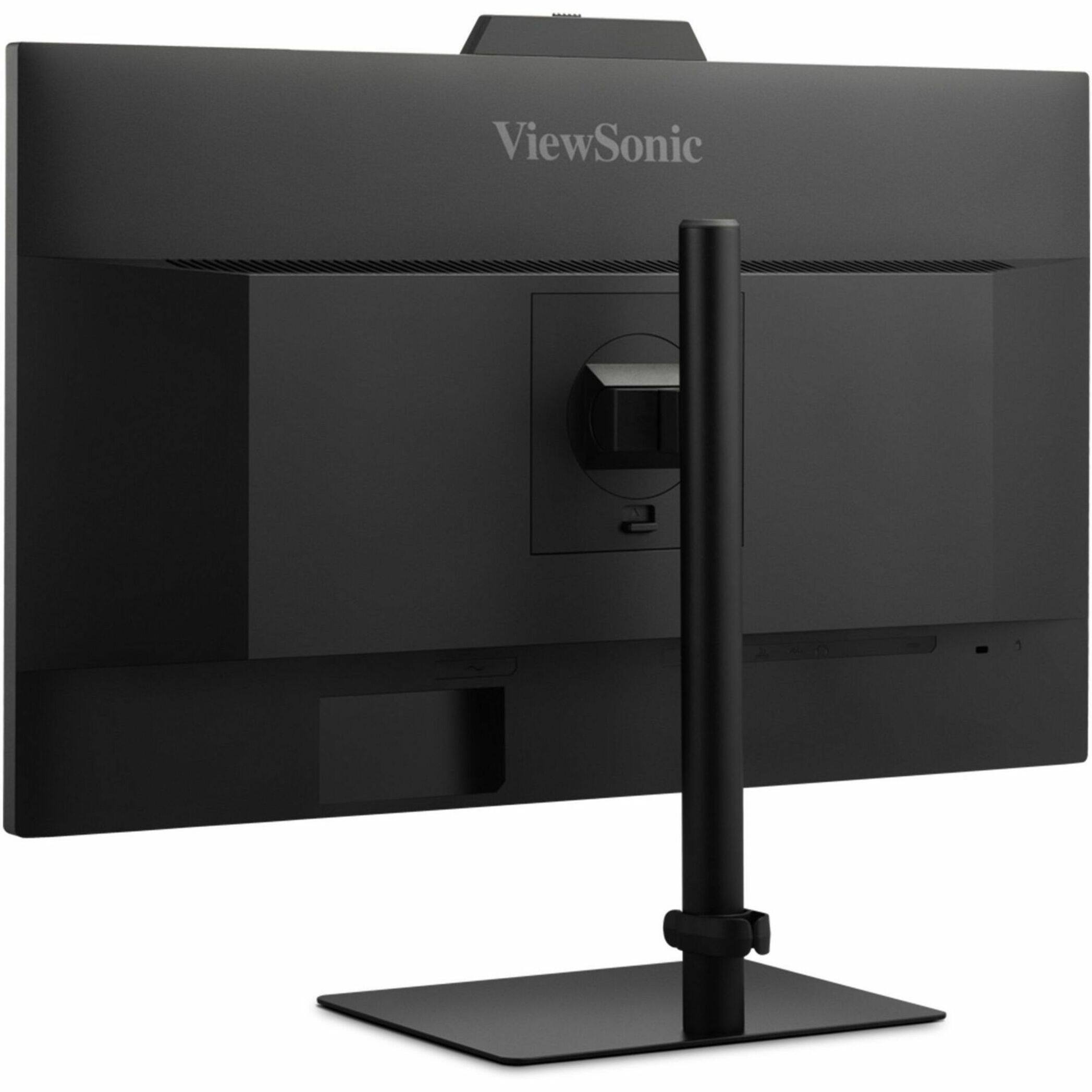 Alt View 16. ViewSonic - VG2741V 27" IPS FHD Video Conferencing Monitor with integrated Windows Hello Certified IR 5MP Webcam. (USB-C, HDMI, DP) - Black.