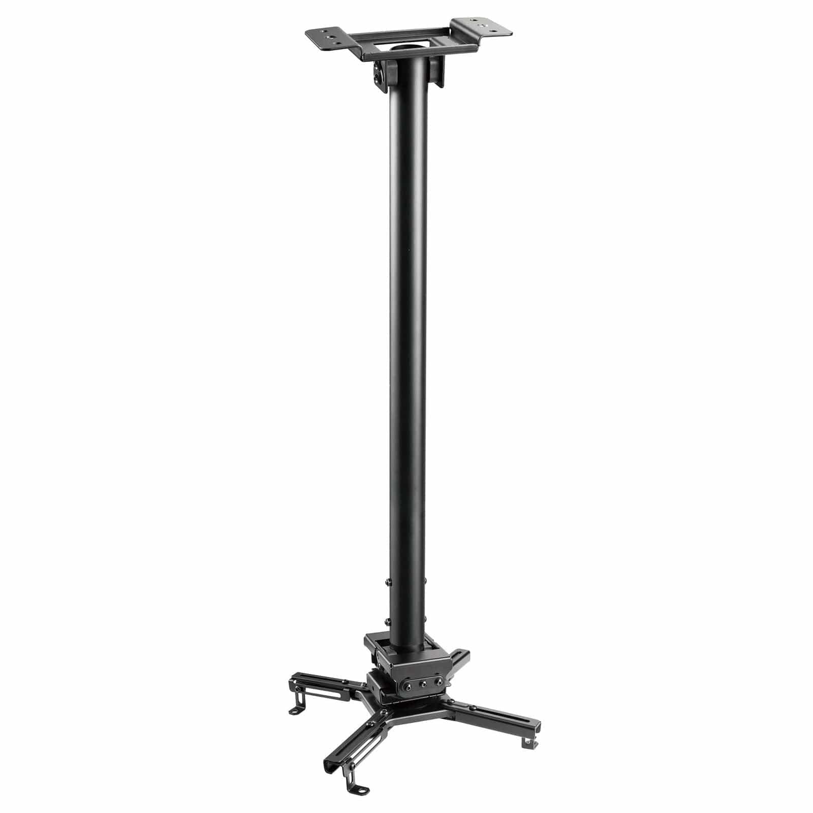 Front. Mount-It! - Heavy Duty Projector Ceiling Mount with Full Motion & Height Adjustment for Large Projectors, Black - Black.