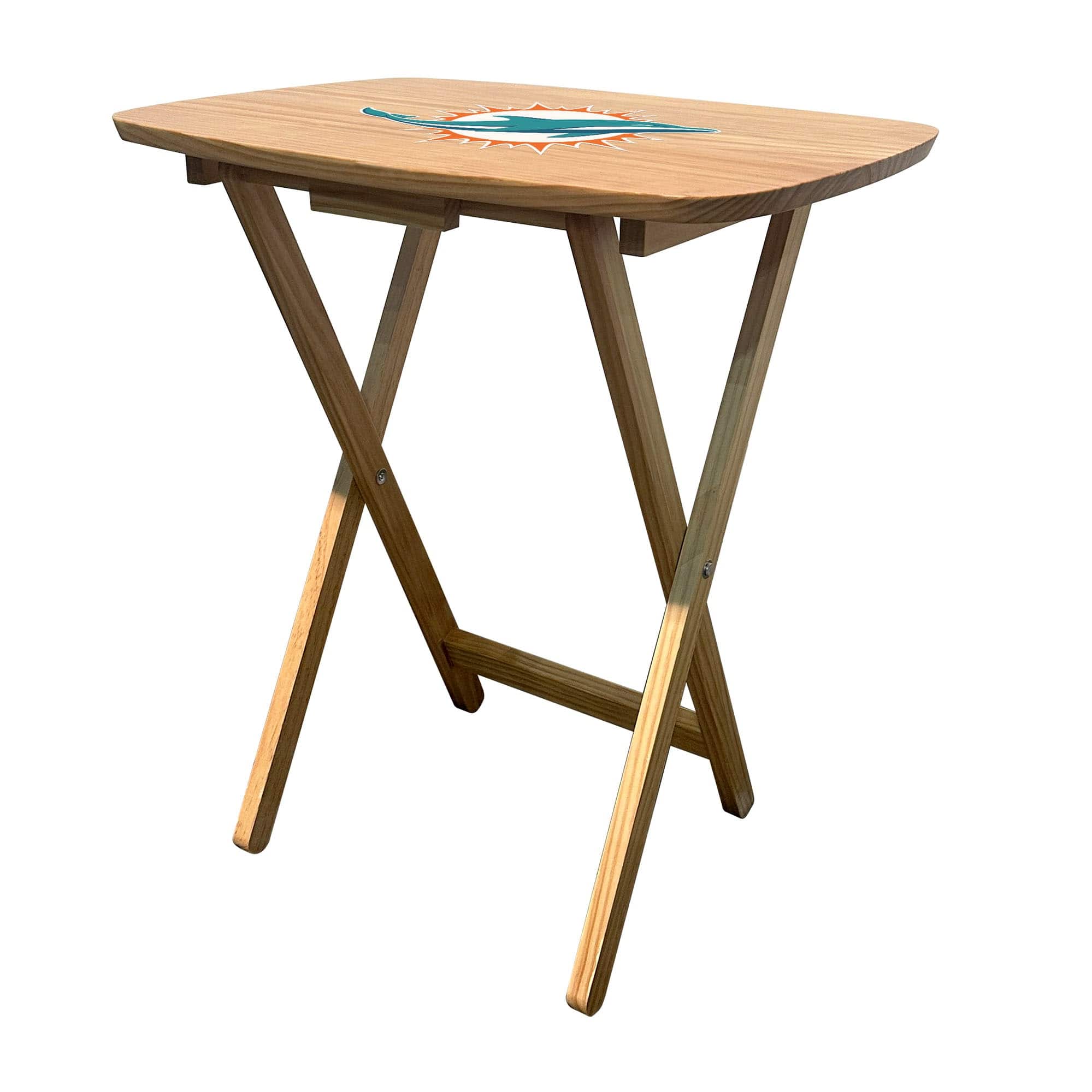 Imperial - Miami Dolphins Large Folding TV Tray Table - Multicolor