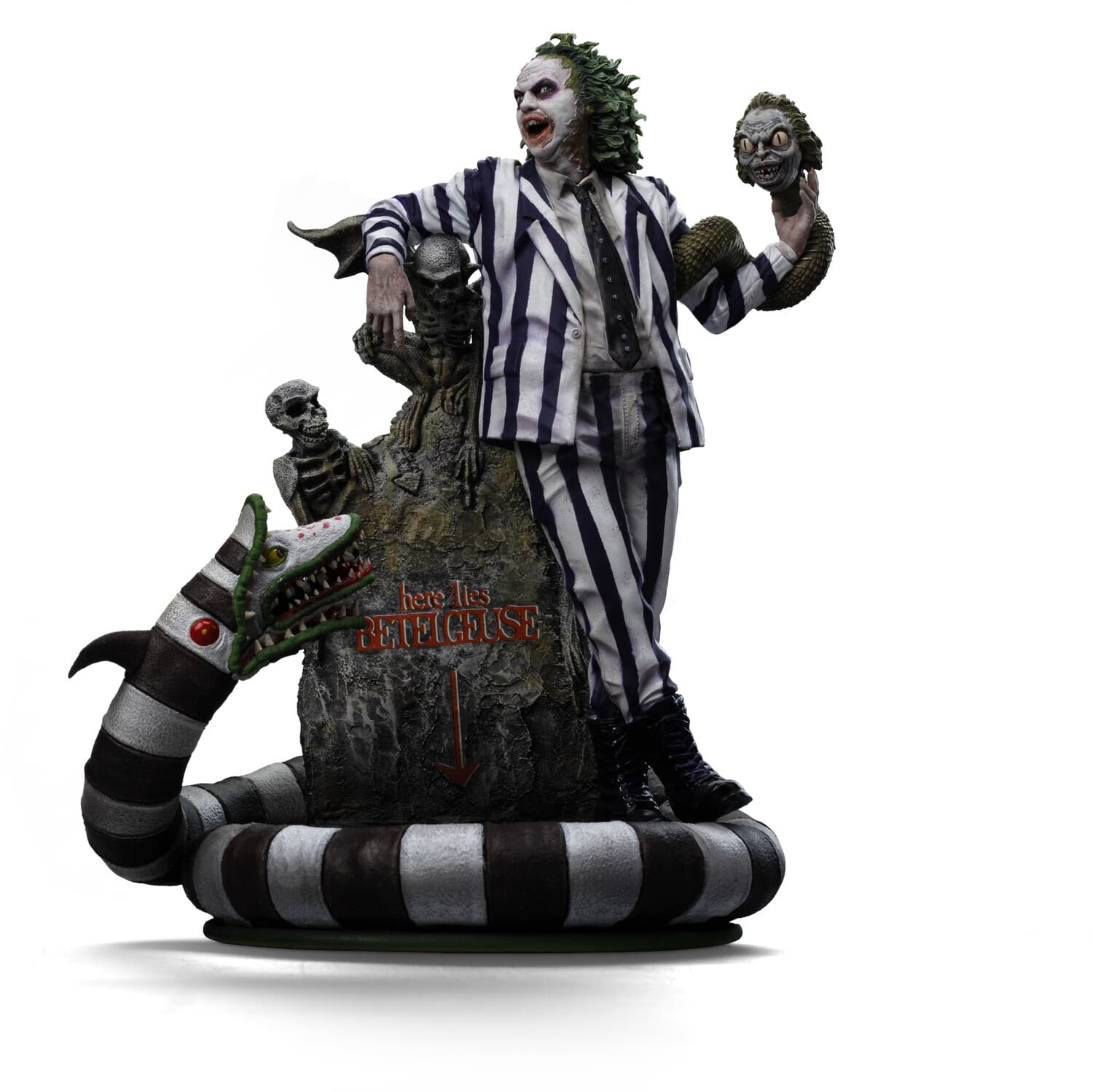 Iron Studios - Beetlejuice Beetlejuice - Art Scale 1/10 - Beetlejuice Statue - COLLECTIBLES - Multicolor