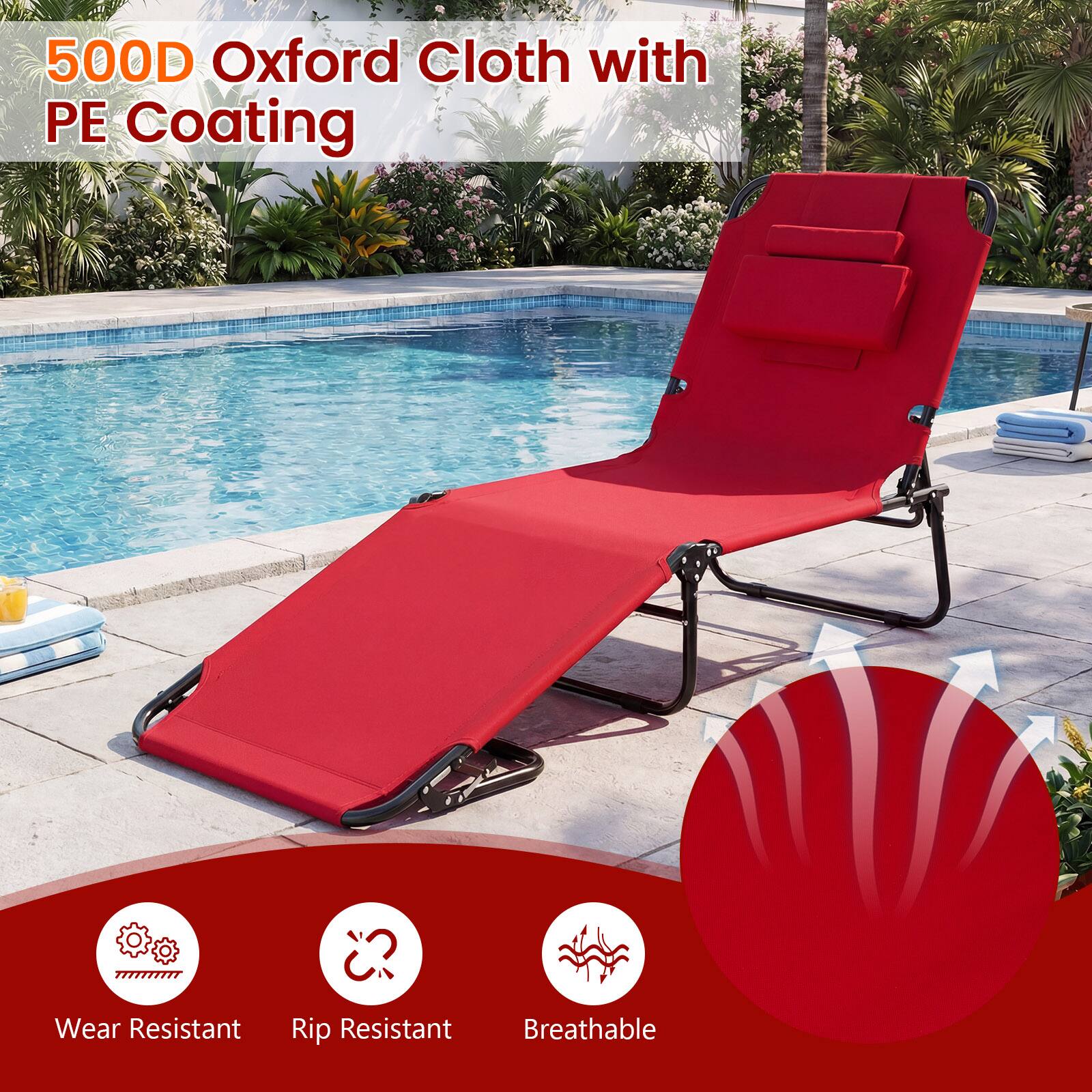 500D Oxford Cloth with PE Coating

Wear Resistant  
Rip Resistant  
Breathable