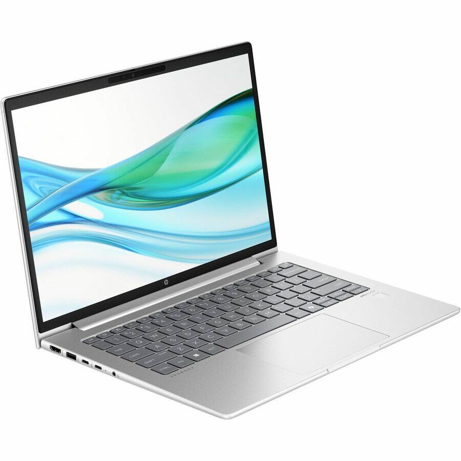 Alt View 8. HP - HP ProBook 445 G11 14" Touchscreen Notebook - WUXGA - AMD Ryzen 7 7735U - 16 GB - 512 GB SSD - English Keyboard - Pike S - Pike Silver Aluminum.