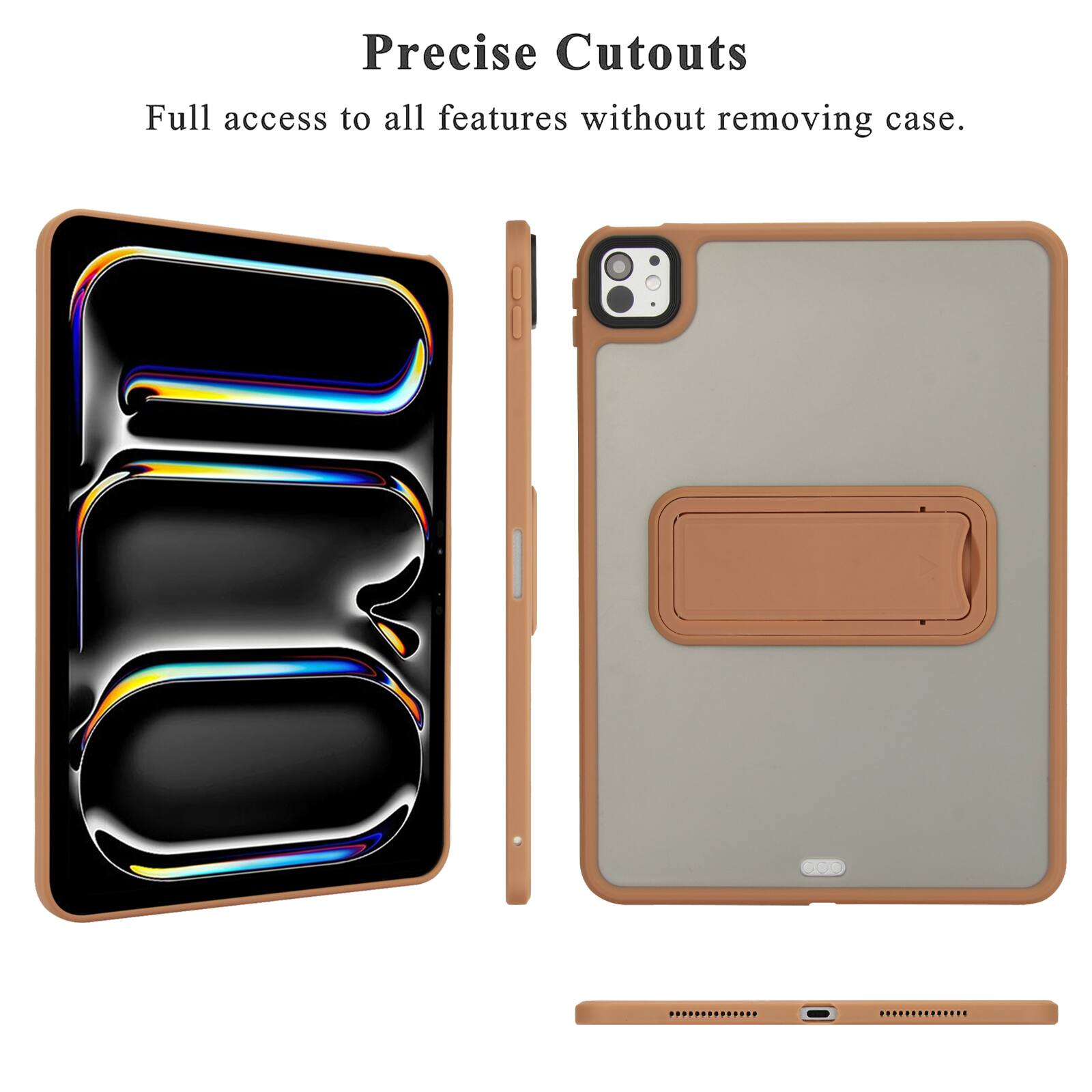 Precise Cutouts  
Full access to all features without removing case.