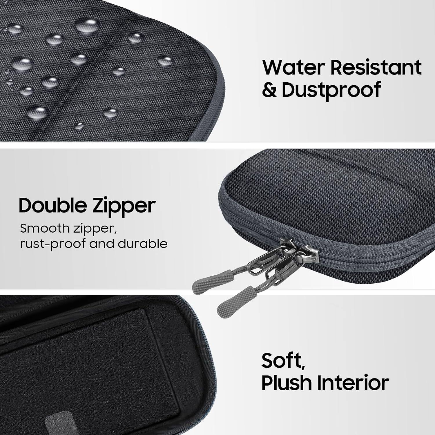 Water Resistant & Dustproof

Double Zipper
Smooth zipper, rust-proof and durable

Soft, Plush Interior