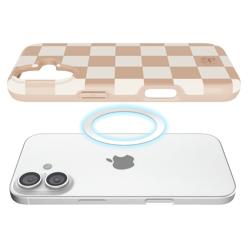 Alt View 3. VELVET CAVIAR - MagSafe Case for Apple iPhone 17 - Beige.