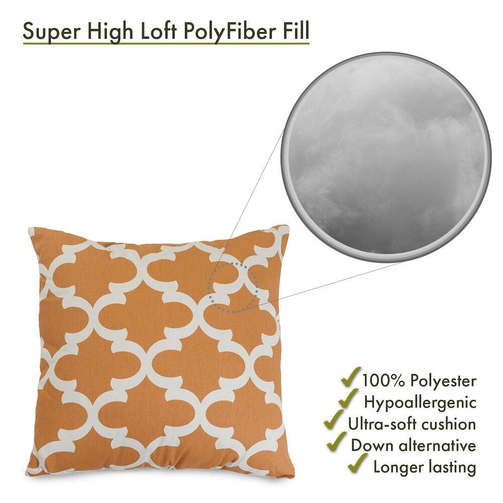 Super High Loft PolyFiber Fill

- 100% Polyester
- Hypoallergenic
- Ultra-soft cushion
- Down alternative
- Longer lasting