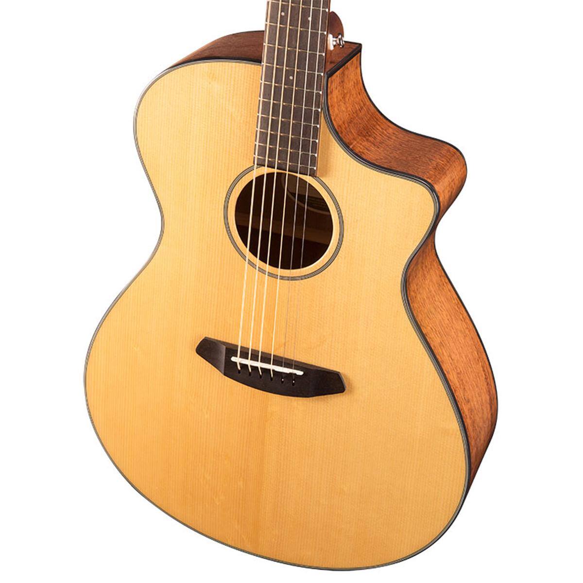 Alt View 3. Breedlove - Breedlove Discovery Concerto Sunburst CE Sitka    Spruce Acoustic-Electric Guitar, Mahogany.