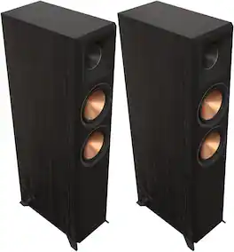 Klipsch - RP-6000 II 2.0 Dual Floorstanding Speaker Pair in Ebony - Black