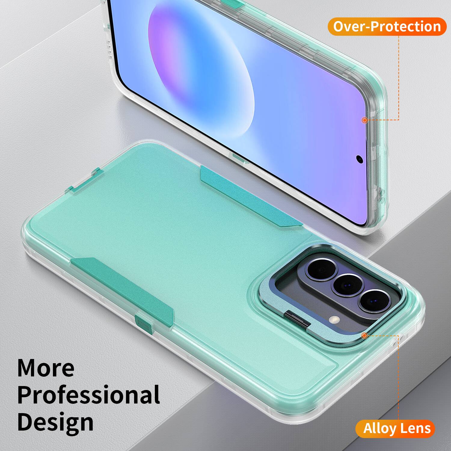 Over-Protection  
More Professional Design  
Alloy Lens