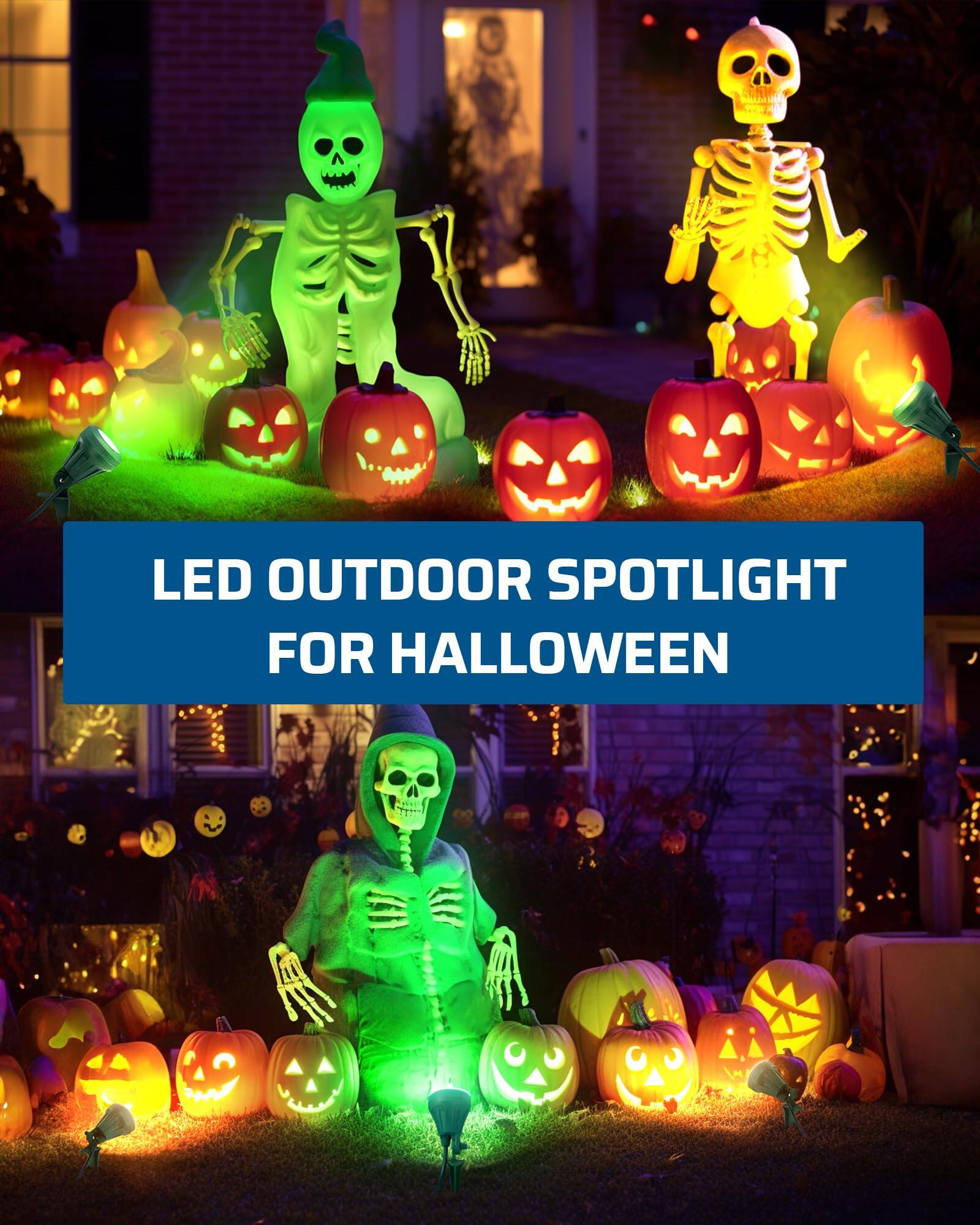 LED Outdoor Spotlight for Halloween