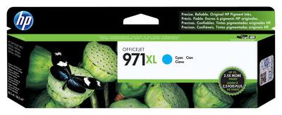 HP - 971XL High-Yield Ink Cartridge - Cyan