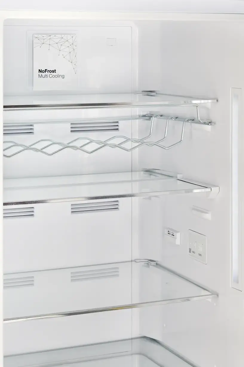 The text on the image reads "NoFrost Multi Cooling."