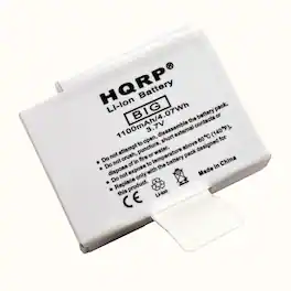 HQRP - Battery for Flip Video ABT2W UltraHD 4GB 8GB, FVU2120B, U3120, Flip 4GB, Cisco ABT2W Ultra-HD Camcorder