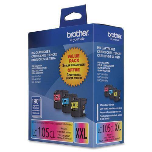Alt View 15. Brother - LC1053PKS XXL Super High-Yield 3-Pack Ink Cartridges - Yellow/Cyan/Magenta - Assorted.