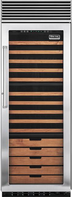 Viking Professional 150 Bottle Wine Cooler Stainless Steel Vcwb301rss Best Buy