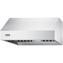 Viking - 60" Wide 18" High Wall Hood - VWH - Stainless steel - Front_Zoom