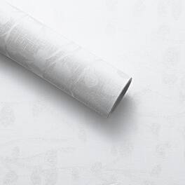 Unique Bargains - Vintage Floral Wallpaper, 23.6x197 Self-Adhesive Vinyl Waterproof Vine Flower Peel & Stick Contact for Bedroom/Bathroom - Vine Flower-Beige