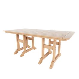 WestinTrends - Malibu 71" Outdoor Patio Dining Table - Teak
