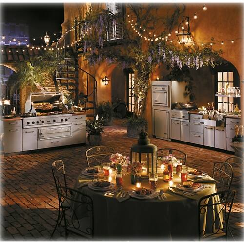 Alt View 11. Viking - 30" Outdoor Trash Pullout Base Cabinet - Stainless Steel.