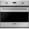Front. Viking - 3 Series 29.8" Built-In Single Electric Convection Wall Oven - Stainless Steel.