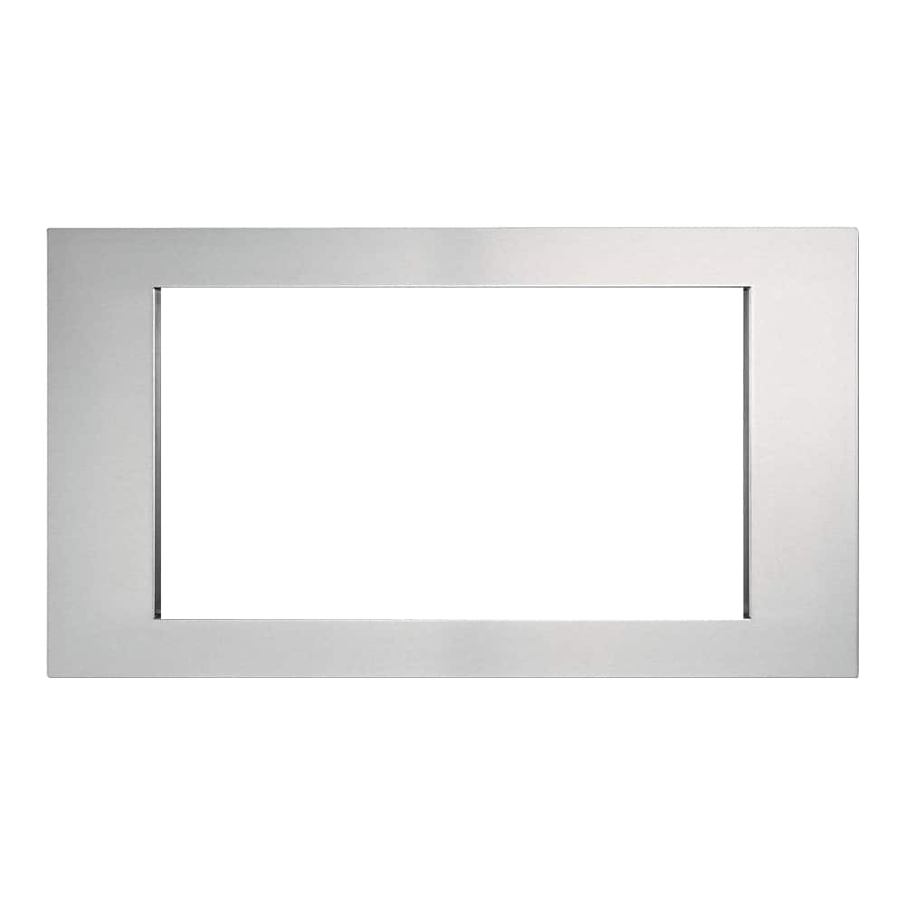 Front. Viking - 30" Trim Kit for RVM320 Microwave - Stainless Steel.