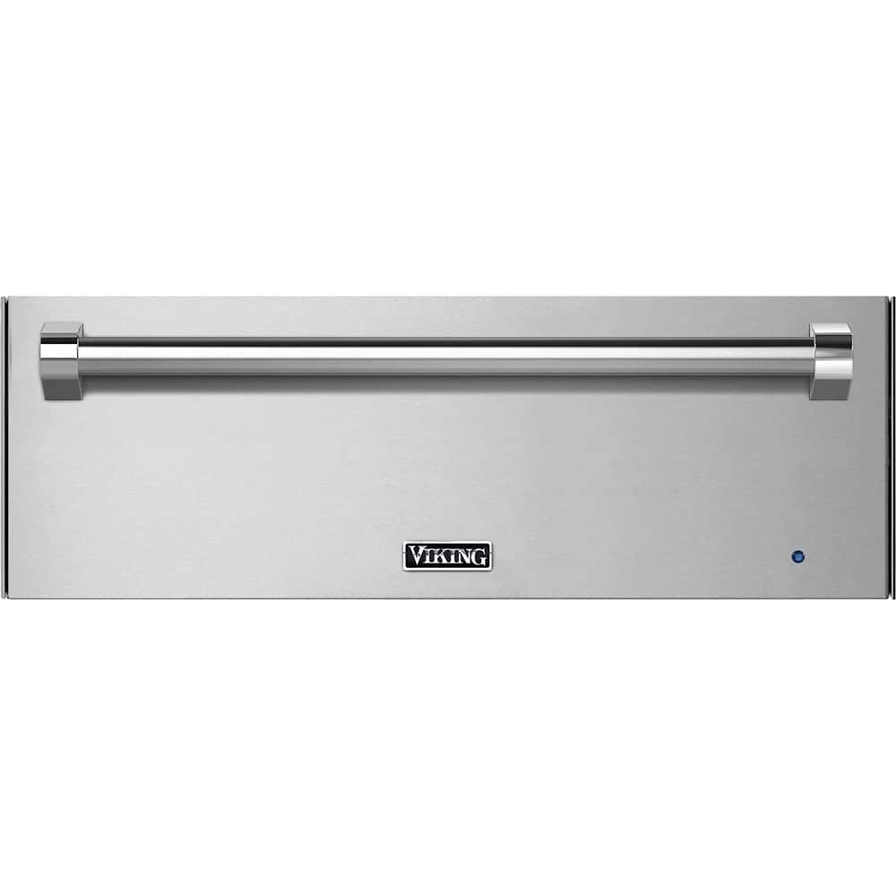 Front. Viking - 30" Warming Drawer - Stainless Steel.