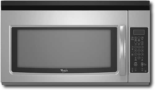 whirlpool over the range microwave 1.6 cu ft