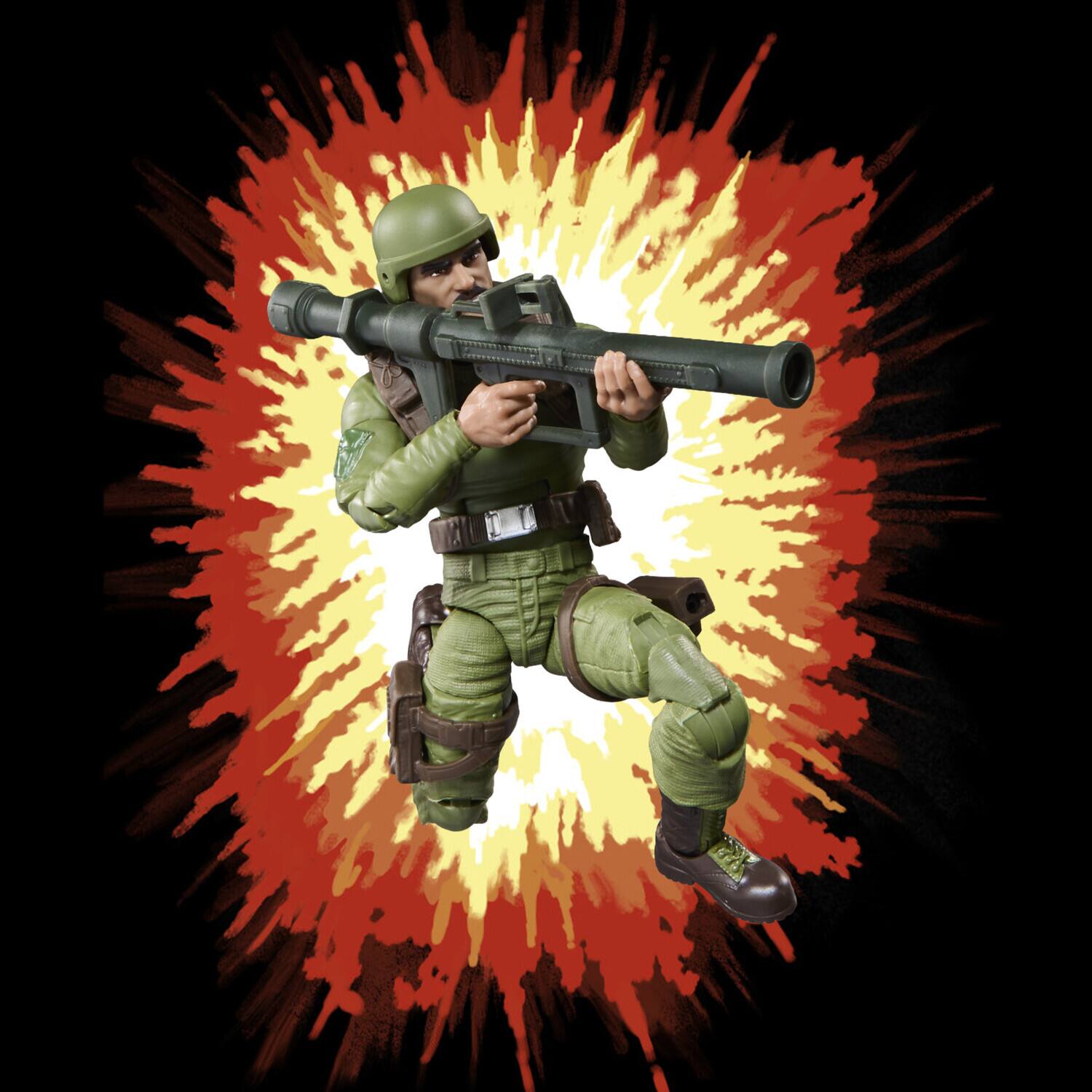 Alt View 1. Hasbro - G.I. Joe - Classified Series: Retro Cardback - Rafael “Zap” Melendez Action Figure   - COLLECTIBLES - Multicolor.