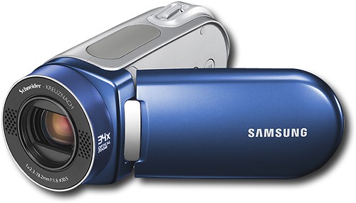 Fysik Ingen Fritagelse Best Buy: Samsung Digital Camcorder with 2.7" Color LCD Monitor Blue  SC-MX20L