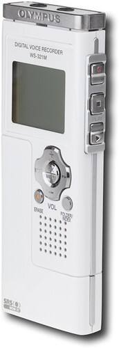 Left Standard. Olympus - Digital Voice Recorder and Music Player - White.