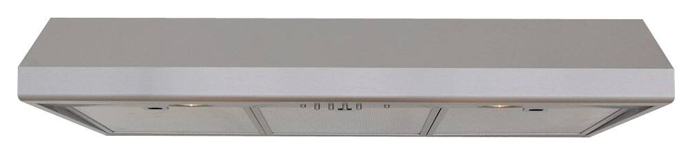 Windster Hood - 36" Convertible Range Hood - Stainless Steel - Larger Front