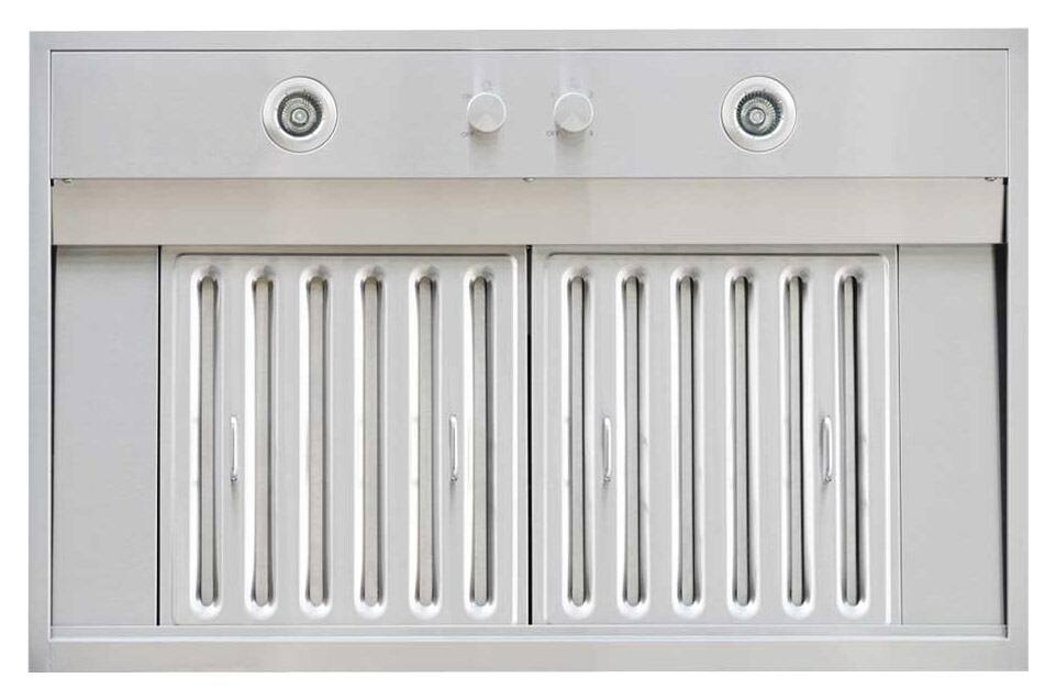 Front. Windster Hoods - 30" Externally Vented Range Hood - Stainless steel.