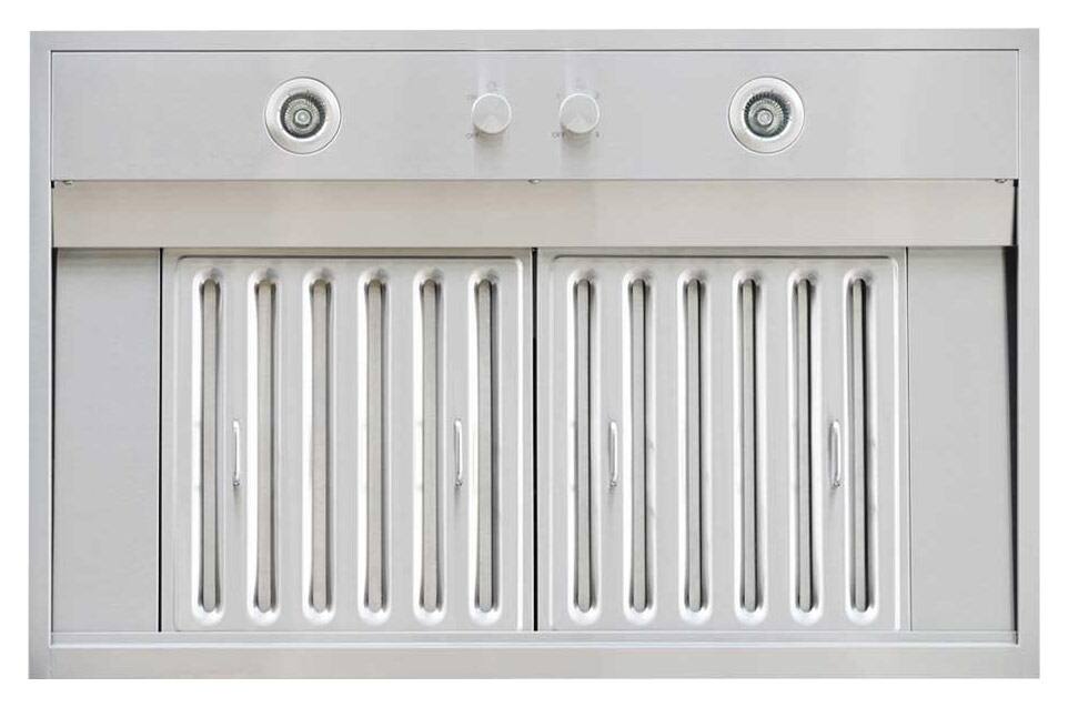 Windster Hoods - 36 inches - Externally Vented - Under cabinet Range Hood - Stainless Steel