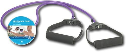  Gaiam - Covered Light-Resistance Cord with Workout DVD