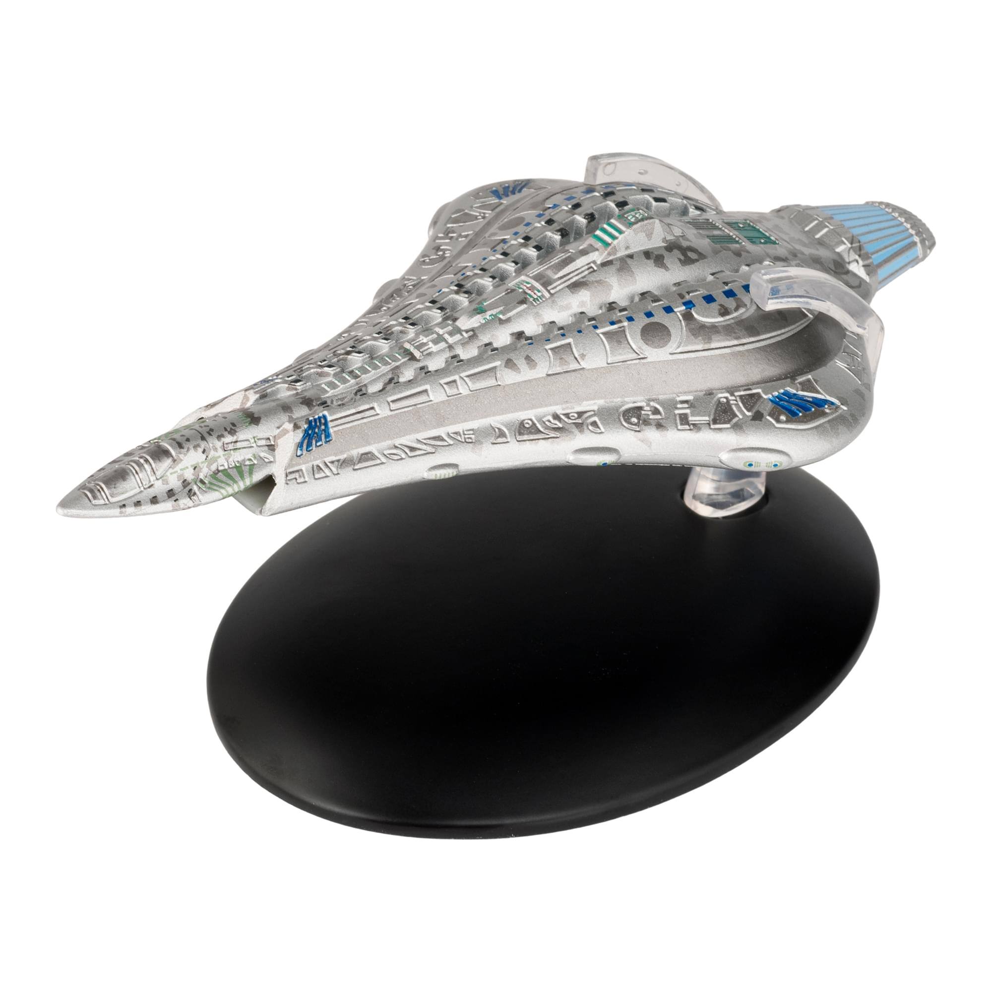 Alt View 1. Eaglemoss - Eaglemoss Star Trek Ship Replica | Voth City Ship - Silver.