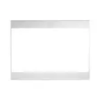 Front. Viking - 27" Professional Built-in Trim Kit - Stainless Steel.