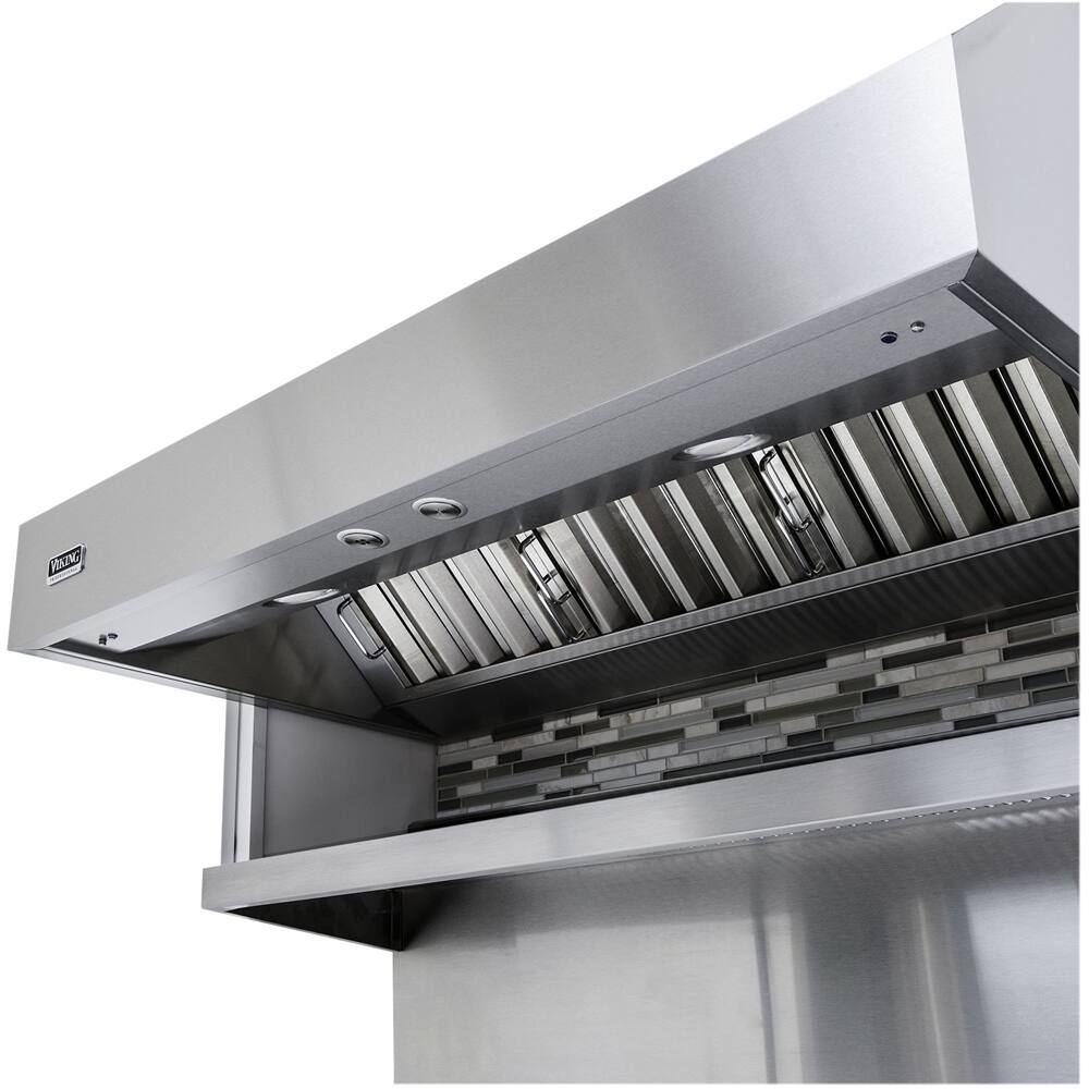 Alt View 11. Viking - Professional 5 Series 40" Custom Hood Insert - Custom Panel ready.